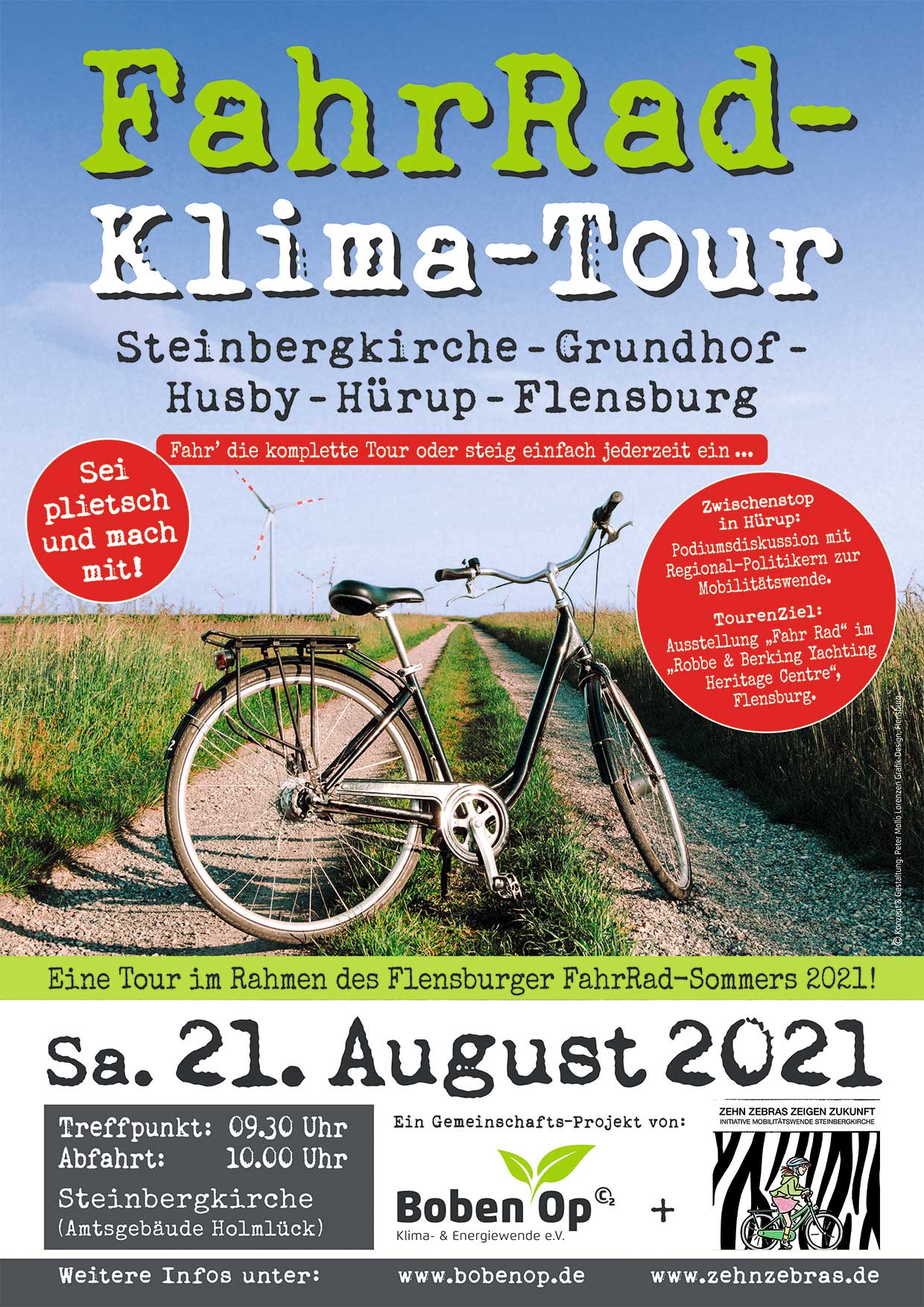 Fahrradtour 21 08 2021 Plakat digi