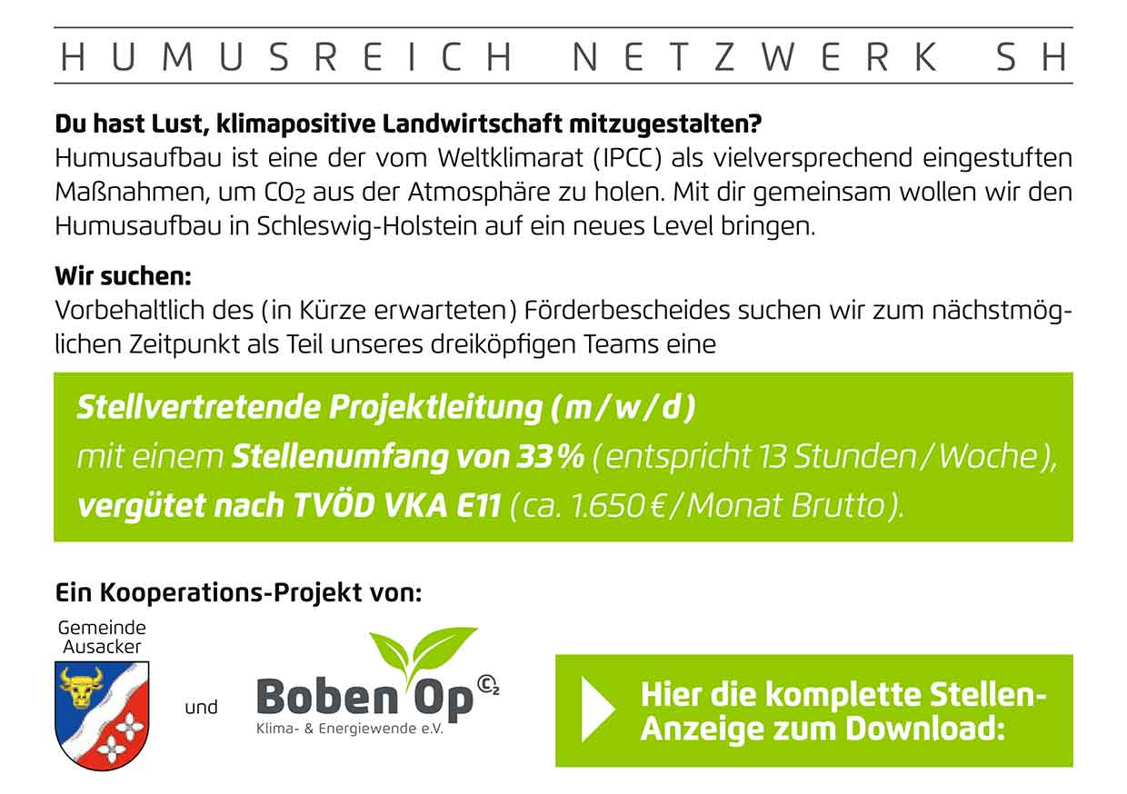 Stellenanzeige Teaser HumusReich2110