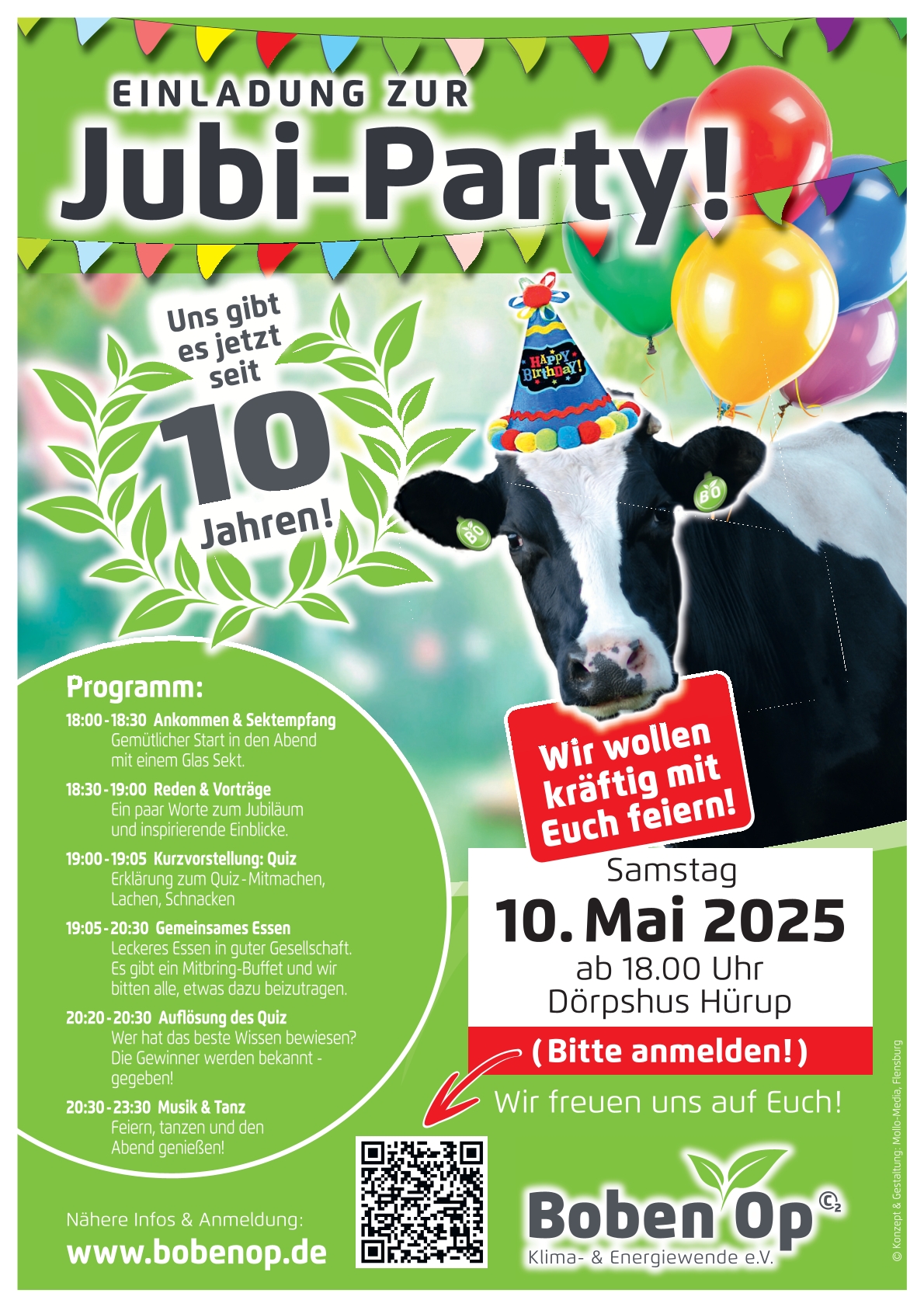 BO Jubi Party Plakat