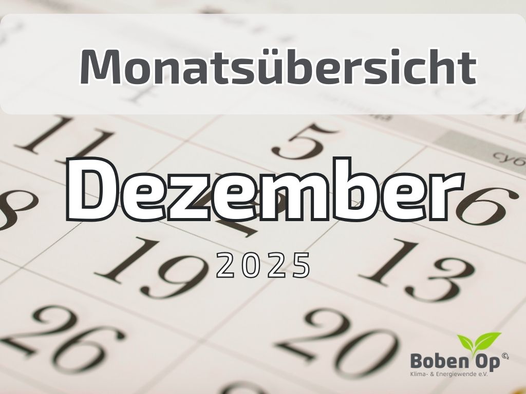 Monatsuebersicht DEZEMBER